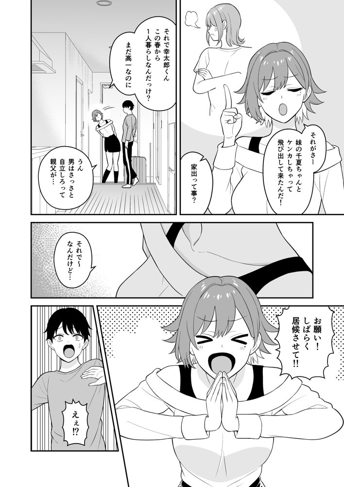 居候お姉さんのマンコは家賃代わりに使い放題【ターンN】 エロ同人誌画像 006