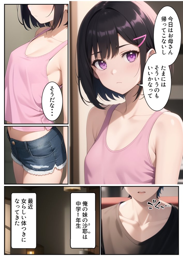 俺の妹が一緒にお風呂に入ろうと誘ってきた件【パルテノンの宴】 エロ同人誌画像 002